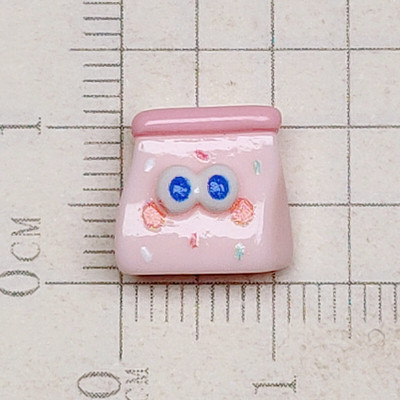 20 vnt. Naujas mini mielas animacinių filmų pienas, kava, duona ir pyragaičių serija dervos iškarpų knygelė pasidaryk pats papuošalai plaukų segtukai papuošti aksesuarus.