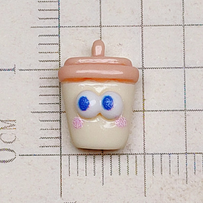 20 vnt. Naujas mini mielas animacinių filmų pienas, kava, duona ir pyragaičių serija dervos iškarpų knygelė pasidaryk pats papuošalai plaukų segtukai papuošti aksesuarus.