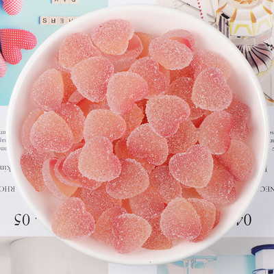 10 kom Mini Heart Heart Heart Resin Mekani bomboni Diy Minijaturni dodaci Ukrasi Mini figurice Materijal za rukotvorine Flatback Charms