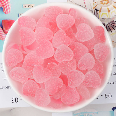 10 kom Mini Heart Heart Heart Resin Mekani bomboni Diy Minijaturni dodaci Ukrasi Mini figurice Materijal za rukotvorine Flatback Charms