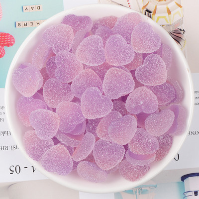 10 kom Mini Heart Heart Heart Resin Mekani bomboni Diy Minijaturni dodaci Ukrasi Mini figurice Materijal za rukotvorine Flatback Charms