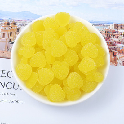 10 kom Mini Heart Heart Heart Resin Mekani bomboni Diy Minijaturni dodaci Ukrasi Mini figurice Materijal za rukotvorine Flatback Charms