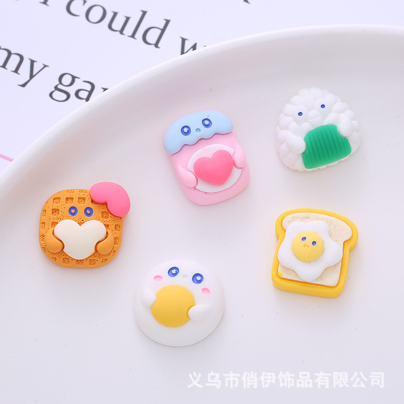 10 tk. Uus armas südamekujuline multikas leivavaiguga kabošon Scrapbooking DIY ehted juuksenõelad käsitöökaunistustarvikud