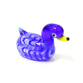 Jauka stikla pīle mini figūriņa japāņu stila multfilma dzīvnieks maza statuja amatniecības ornaments pasaku dārzs Lieldienu mikro ainavas dekors