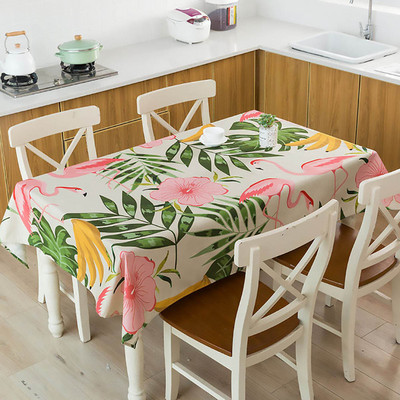 Troopilise rohelise taime palmileht Monstera Cactus laudlina laua jaoks Veekindel laudlina õues pikniku grilli kaunistamiseks