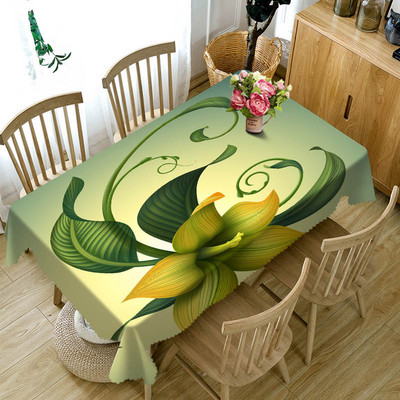 Troopilise rohelise taime palmileht Monstera Cactus laudlina laua jaoks Veekindel laudlina õues pikniku grilli kaunistamiseks