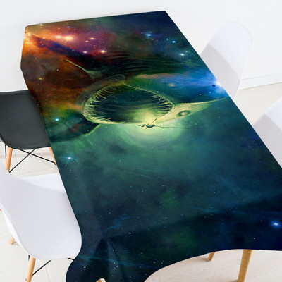 Zemūdens piejūras ainava Galdauts galdauts galdauts galdauts ūdensizturīgs galdauts galda pārklājs mētelis pagānu dekors