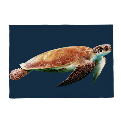 Karščiausias jūrinio vėžlio mados kilimėlis Odinis vėžlys geometrinis stalas vaikiškas servetėlių padėkliukas poliesteris ir linas
