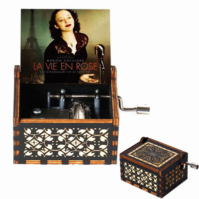 Käsitsi nikerdatud puidust muusikakast You Are My Sun La La Land Queen Jurassic teemaline kingitus jõuludeks uueks aastaks