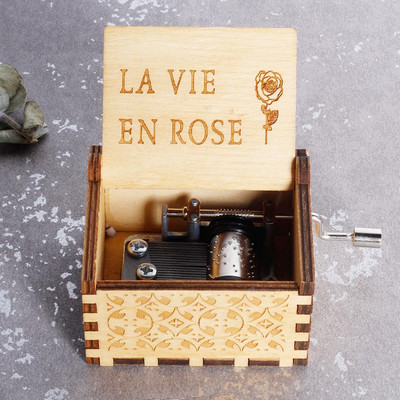 Käsitsi nikerdatud puidust muusikakast You Are My Sun La La Land Queen Jurassic teemaline kingitus jõuludeks uueks aastaks