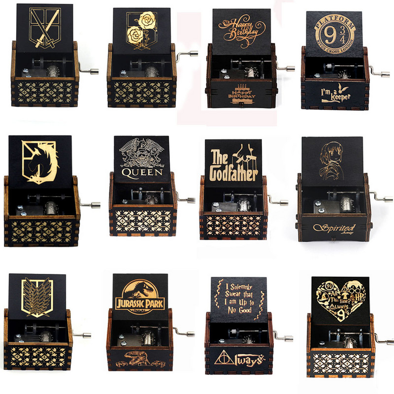 Käsitsi nikerdatud puidust muusikakast You Are My Sun La La Land Queen Jurassic teemaline kingitus jõuludeks uueks aastaks