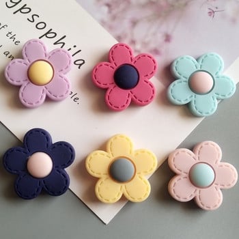 10 τμχ Candy Flower Frosted Resin Μαγνήτες Ψυγείου Creative Korean 3d Magnets Cartoon Magnets Home Decore