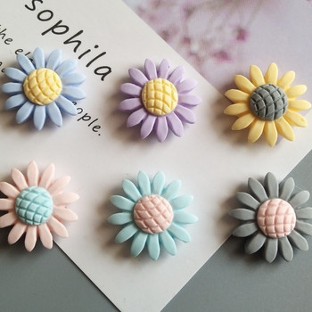 10 τμχ Candy Flower Frosted Resin Μαγνήτες Ψυγείου Creative Korean 3d Magnets Cartoon Magnets Home Decore