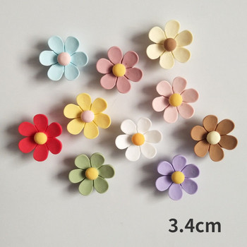 10 τμχ Candy Flower Frosted Resin Μαγνήτες Ψυγείου Creative Korean 3d Magnets Cartoon Magnets Home Decore