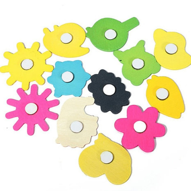 12kom Drvene naljepnice s magnetom za hladnjak s novim životinjama Slatke smiješne igračke za hladnjak Šarene dječje igračke za djecu Bebe