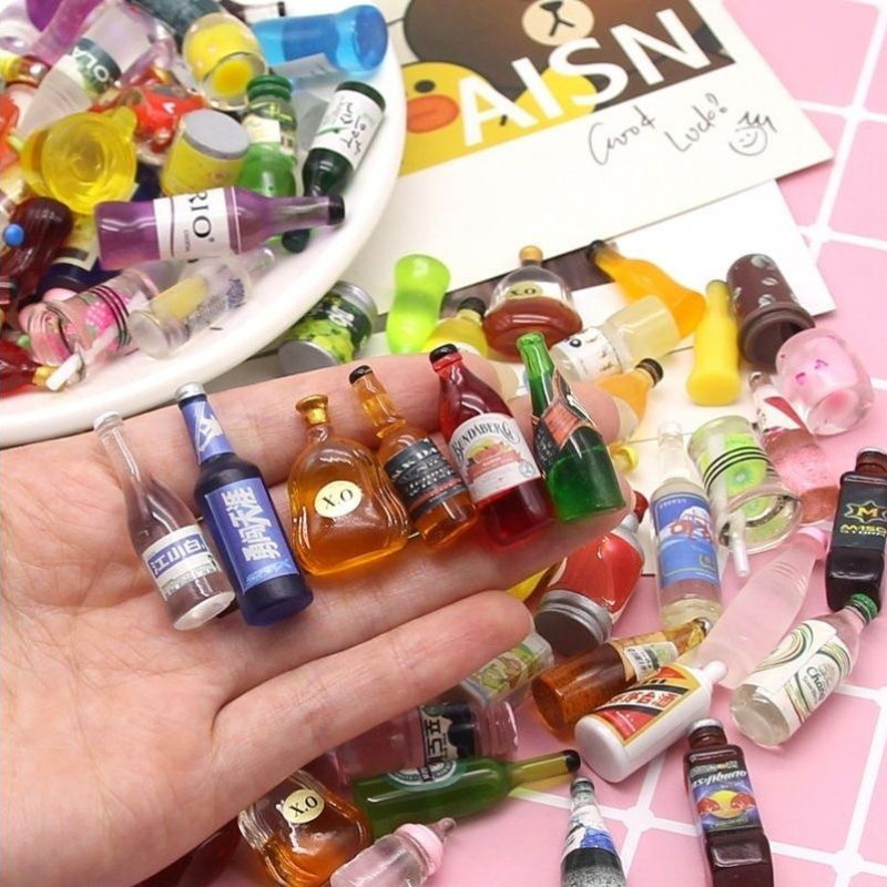 Μπουκάλια ποτών Cute Κουζίνα Ψυγείο Μαγνήτες Πρακτική Διακοσμητική Μαγνητική Ρητίνη Διακόσμηση σπιτιού