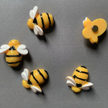 5 бр. Творчески полуизмерни магнити за хладилник от пчелна смола Декорация на дома