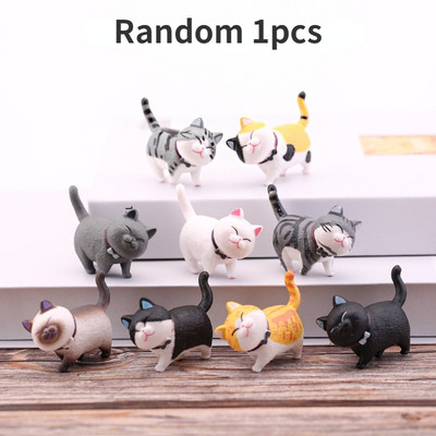 Radošs kaķu ledusskapis 3D karikatūra kaķu magnēts jaukas magnētiskas uzlīmes ziņojumu uzlīmes jauki kaķi mājas dekors