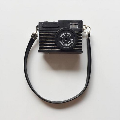 Retro fényképezőgép hűtő matrica mágnes 3D háromdimenziós személyiség mágnes mágnes konyhai lakberendezés