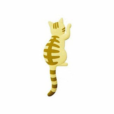 Jauns modes gudrs, radošs daudzfunkciju kaķa magnētiskais sienas stiprinājuma āķis Ledusskapja uzlīme Ledusskapja magnēts Dekors pakaramā turētāja āķis