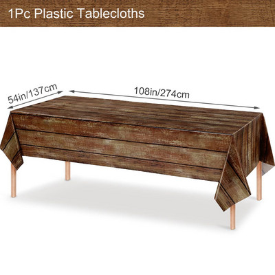 Laudlina puidutekstuur ristkülikukujulisele laudlinale Pruun laud Looduslik maalähedane köök söögitoa banketi kaunistuste jaoks