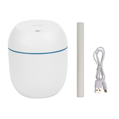 USB преносим овлажнител за въздух 250 мл дифузор за етерично масло 2 режима автоматично изключване с LED светлина за домашна кола машина за мъгла пара лицева машина