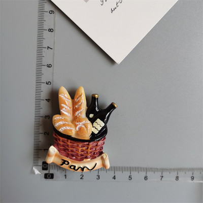 Vásároljon 5 darabot, kap 1 ételt Hűtőmágnesek Hot Dog Hasábburgonya Pizza hűtőszekrény Paszta Tojás Kenyér Hamburger Kukorica Hűtőszekrény matrica lakberendezés