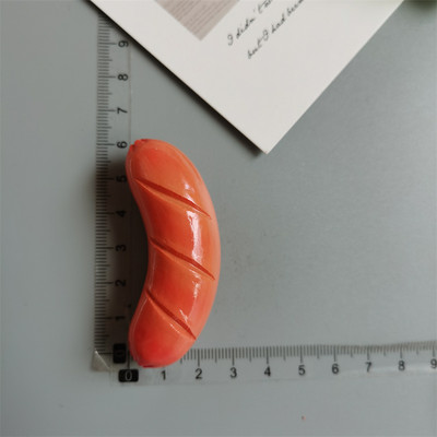 Vásároljon 5 darabot, kap 1 ételt Hűtőmágnesek Hot Dog Hasábburgonya Pizza hűtőszekrény Paszta Tojás Kenyér Hamburger Kukorica Hűtőszekrény matrica lakberendezés