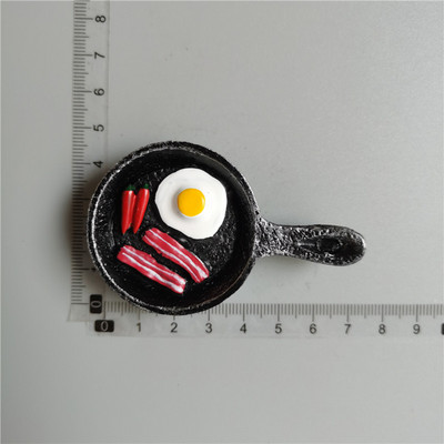 Vásároljon 5 darabot, kap 1 ételt Hűtőmágnesek Hot Dog Hasábburgonya Pizza hűtőszekrény Paszta Tojás Kenyér Hamburger Kukorica Hűtőszekrény matrica lakberendezés