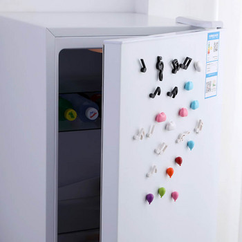 1 комплект магнити за хладилник Пластмаса ABS/магнит/желязо Многофункционален магнит за хладилник 3D Стикери за хладилник във формата на карикатура Домашен декор