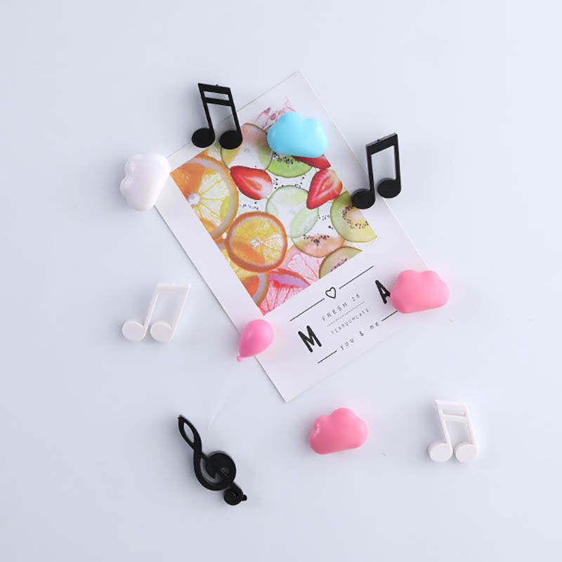 1 készlet hűtőmágnesek műanyag ABS/mágneses/vas többcélú hűtőmágnes 3D rajzfilm alakú hűtőmatricák lakberendezés