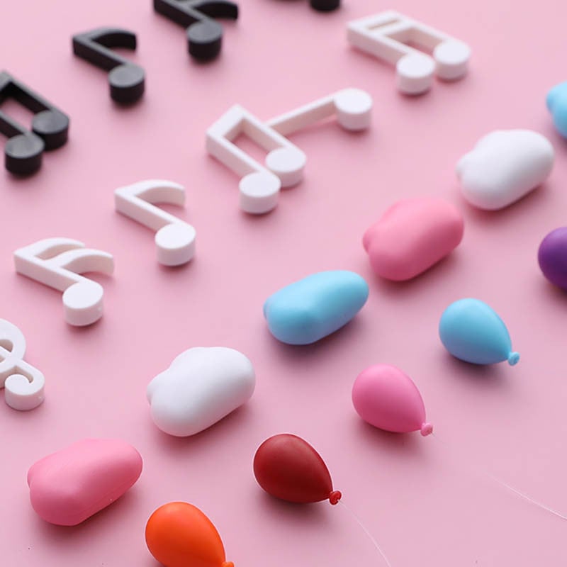 1 készlet hűtőmágnesek műanyag ABS/mágneses/vas többcélú hűtőmágnes 3D rajzfilm alakú hűtőmatricák lakberendezés