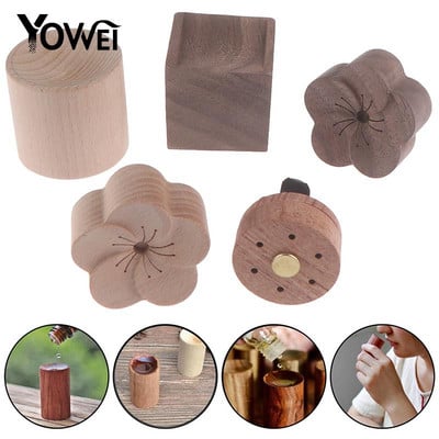 Wooden Essential Oil Aromatherapy Diffuser Wooden Diffuser Wood Refreshing Sleep Aid Eco-Friendly Fragrance Diffused Yoga SPA
