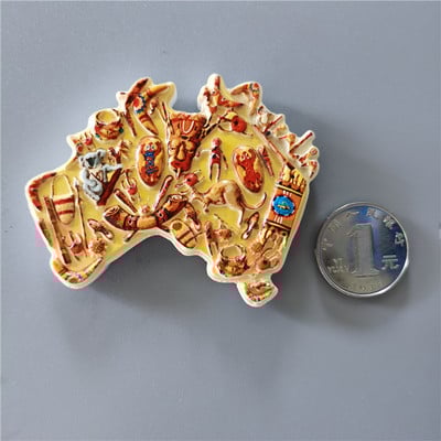 Световен туризъм Магнити за хладилник Япония САЩ Австралия Филипини Холандия Испания Холандия Швеция Малайзия Стикери за хладилник