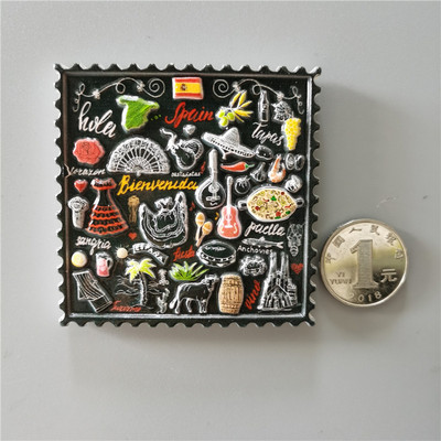 Световен туризъм Магнити за хладилник Япония САЩ Австралия Филипини Холандия Испания Холандия Швеция Малайзия Стикери за хладилник