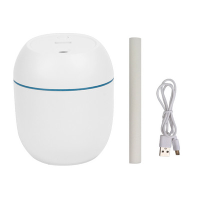 Mini 250 ml stalinis oro drėkintuvas su spalvingos atmosferos šviesos šalto miglos aromato difuzoriumi namų miegamojo oro drėkintuvas, skirtas automobiliui