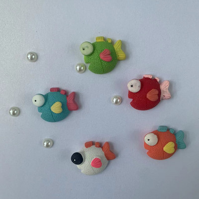 Rajzfilm tengeri állat hal Kreatív hűtőmágnesek mágnesek otthoni dekoráció aranyos mágnesek konyhai dekoráció