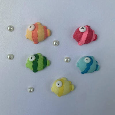 Rajzfilm tengeri állat hal Kreatív hűtőmágnesek mágnesek otthoni dekoráció aranyos mágnesek konyhai dekoráció