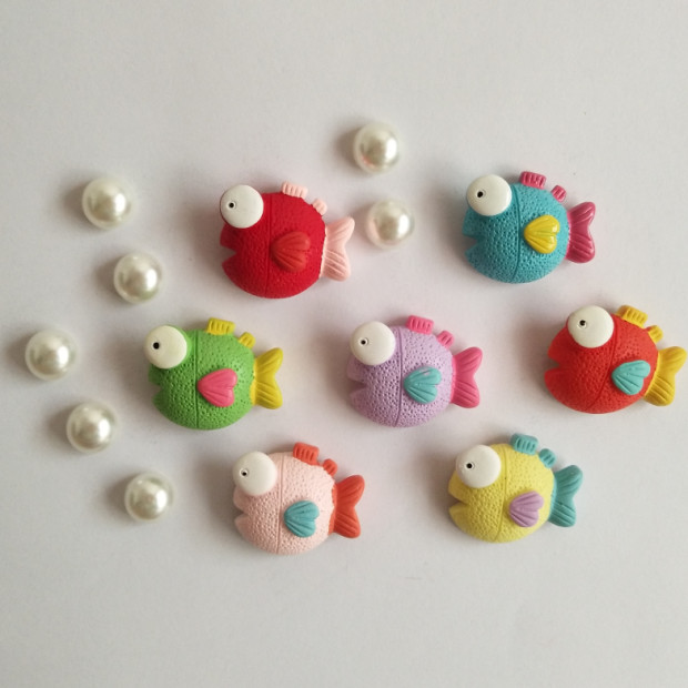 Rajzfilm tengeri állat hal Kreatív hűtőmágnesek mágnesek otthoni dekoráció aranyos mágnesek konyhai dekoráció