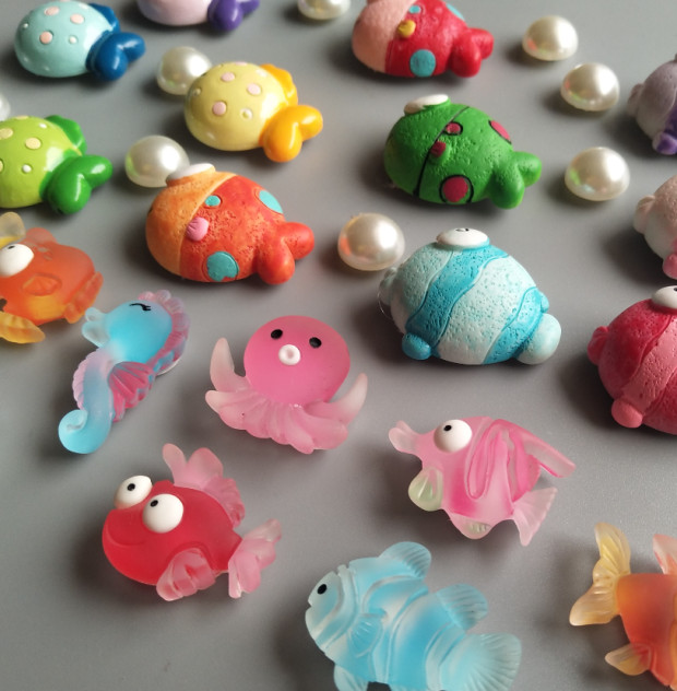 Rajzfilm tengeri állat hal Kreatív hűtőmágnesek mágnesek otthoni dekoráció aranyos mágnesek konyhai dekoráció