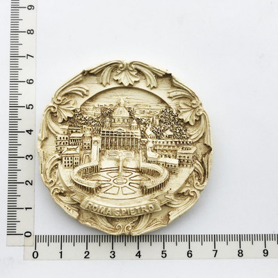 Roma Italija Įžymus šaldytuvo magnetas turistiniai suvenyrai Koliziejus palinkėjimų baseinas Magnetinis šaldytuvas Lipdukas dervos amatų kolekcija