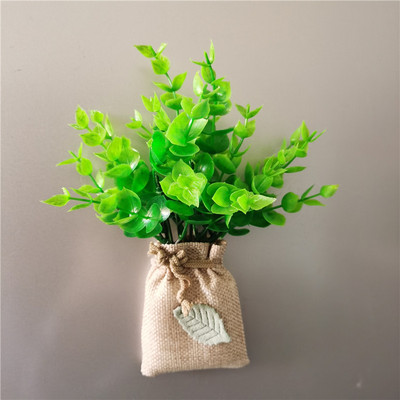 Αγοράστε 3 Πάρτε 1 τσάντα σεντόνια Τεχνητό λουλούδι Μαγνητικά αυτοκόλλητα DIY Simulation Flower Refrigerator Magnet Κουζίνα Δώρο Διακόσμηση σπιτιού