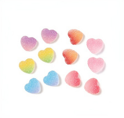 6gab Fruit Candy Resin Magnētiskā ledusskapja pasta Creative Home Accessories Simulation Magnetic Paste Food Magnet Paste