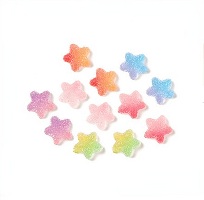 6gab Fruit Candy Resin Magnētiskā ledusskapja pasta Creative Home Accessories Simulation Magnetic Paste Food Magnet Paste