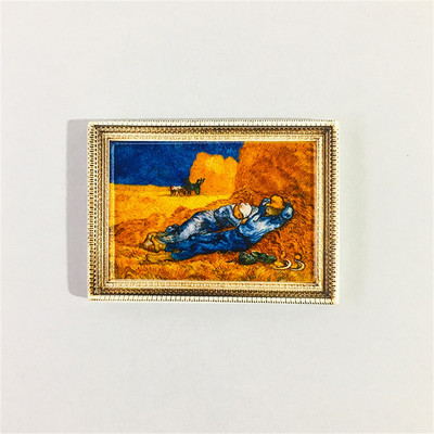 Pasaulē slavena glezna Ledusskapja magnēti Zvaigžņota debess Saulespuķe ar rāmi Ledusskapis Uzlīme Virtuve Mājas Dekorēšanas Dāvanas