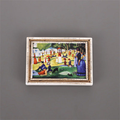 Pasaulē slavena glezna Ledusskapja magnēti Zvaigžņota debess Saulespuķe ar rāmi Ledusskapis Uzlīme Virtuve Mājas Dekorēšanas Dāvanas