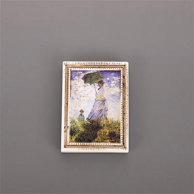 Pasaulē slavena glezna Ledusskapja magnēti Zvaigžņota debess Saulespuķe ar rāmi Ledusskapis Uzlīme Virtuve Mājas Dekorēšanas Dāvanas