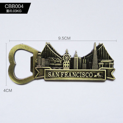 Radošs pudeļu attaisāmais metāla ledusskapis magnēti virtuves mājas dekors Londona Francija ceļojumu suvenīri dāvanu magnētiskā ledusskapja uzlīme