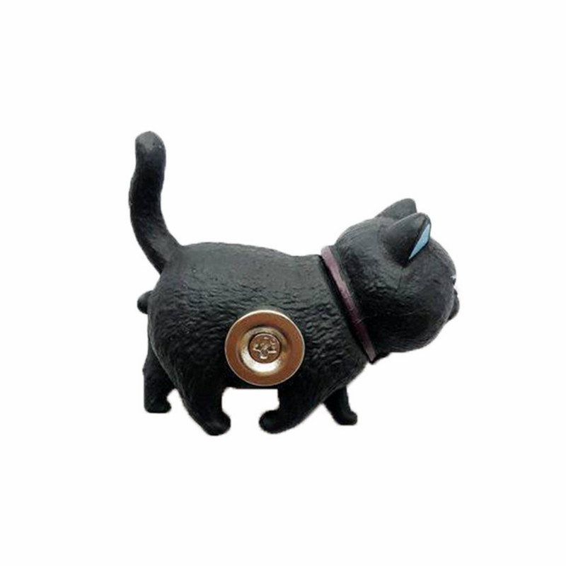 3D Stereo Cute Turnable Kitten Art Design Animal Series Home Decor Magnet za hladnjak Ukras za hladnjak Poklon za kuhinju