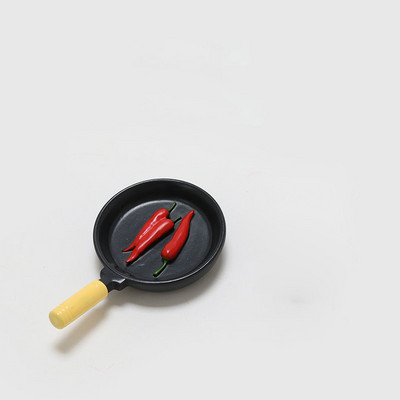 Simulācija Metāla panna Ledusskapis Uzlīmes Pucētas olas Čili Ledusskapja Dekorācijas Magnēti Retro nostalģiska Dāvana